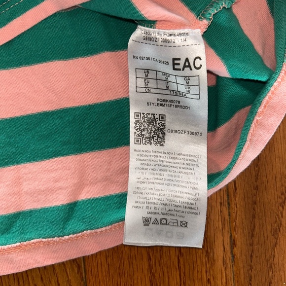 Guess Los Angeles Striped Shirt Size Medium - Picture 2 of 3